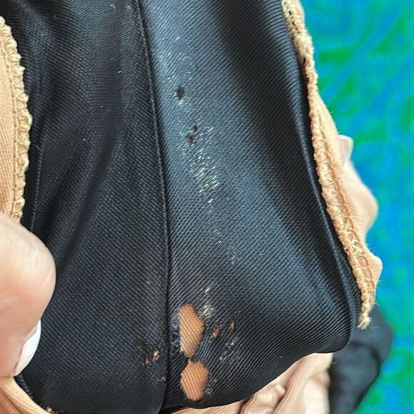 Vintage 60s Limited Edition by Rose Marie Reid Black & Tan Lace Swimdress - Picture 10 of 10